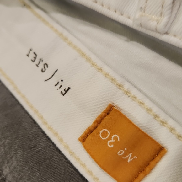 Anthropologie Pilcro And The Letterpress White Jean Shorts Size 30! - Picture 3 of 13